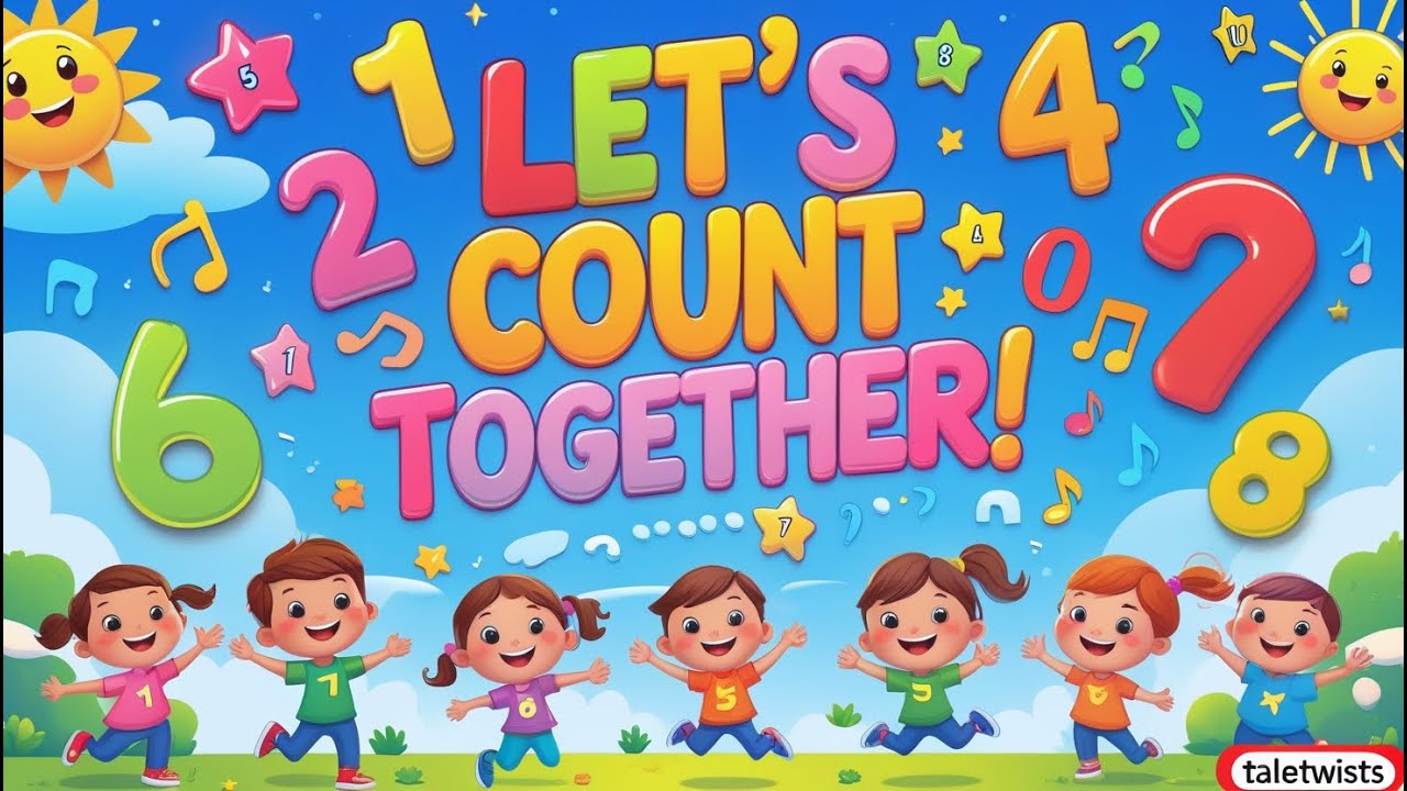 🎵 Let’s Count to Together! | Fun Counting Song for & Kids 👶 | Numbers Nursery Rhyme by TaleTwists