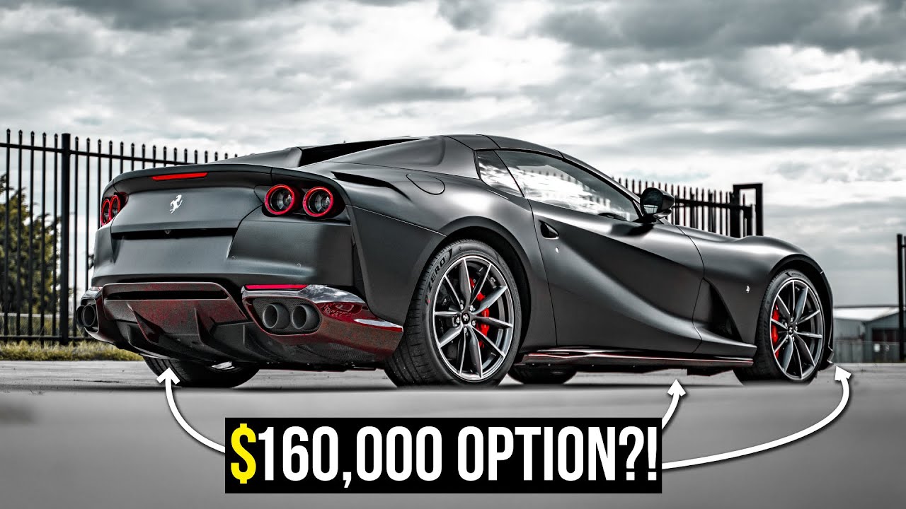 $160,000 Factory Option?! - Ferrari 812 GTS - Red Carbon Fibre - YouTube