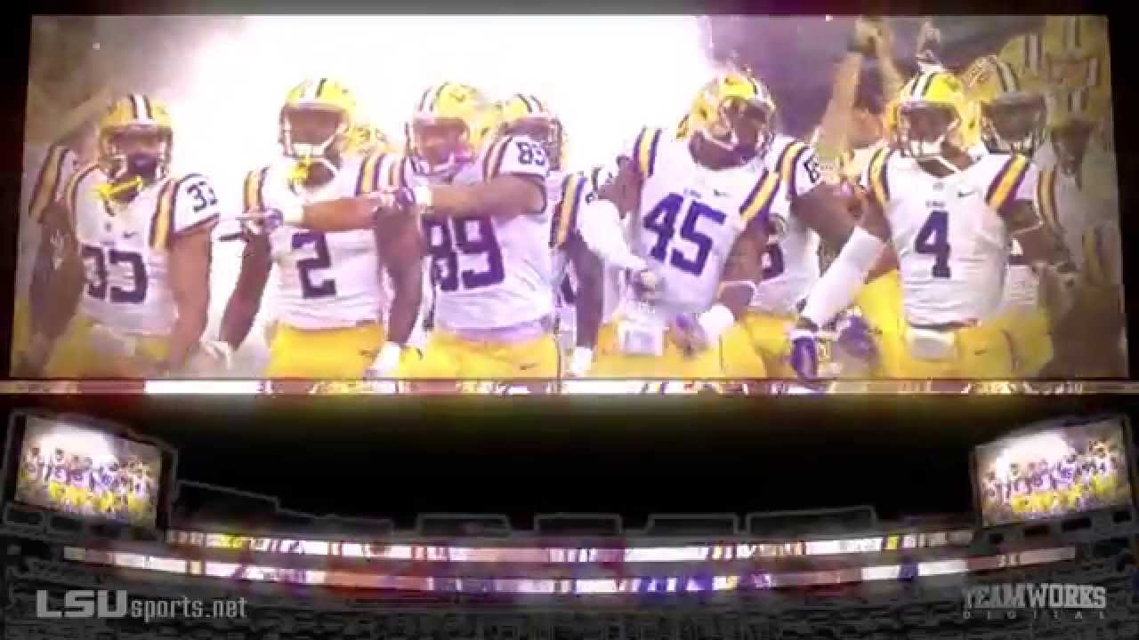2014 Lsu Football Show Open Youtube