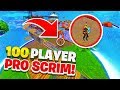 MY FIRST PRO SCRIM ON FORTNITE!