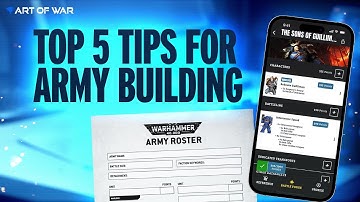 Top 5 tips voor het ontwerpen van een Warhammer 40k-legerlijst