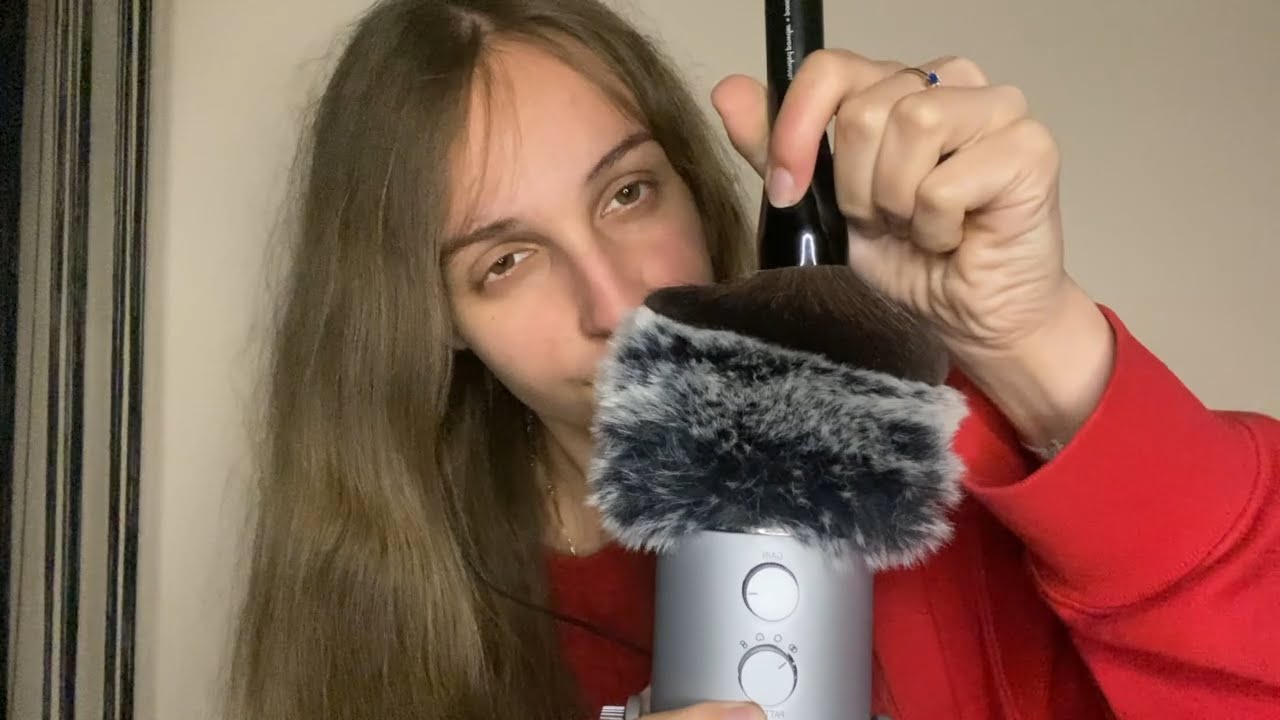 ASMR MINI RELAXATION🌛pinceau + bonnette =🍯 - YouTube