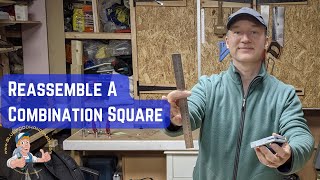 How to assemble a combination square