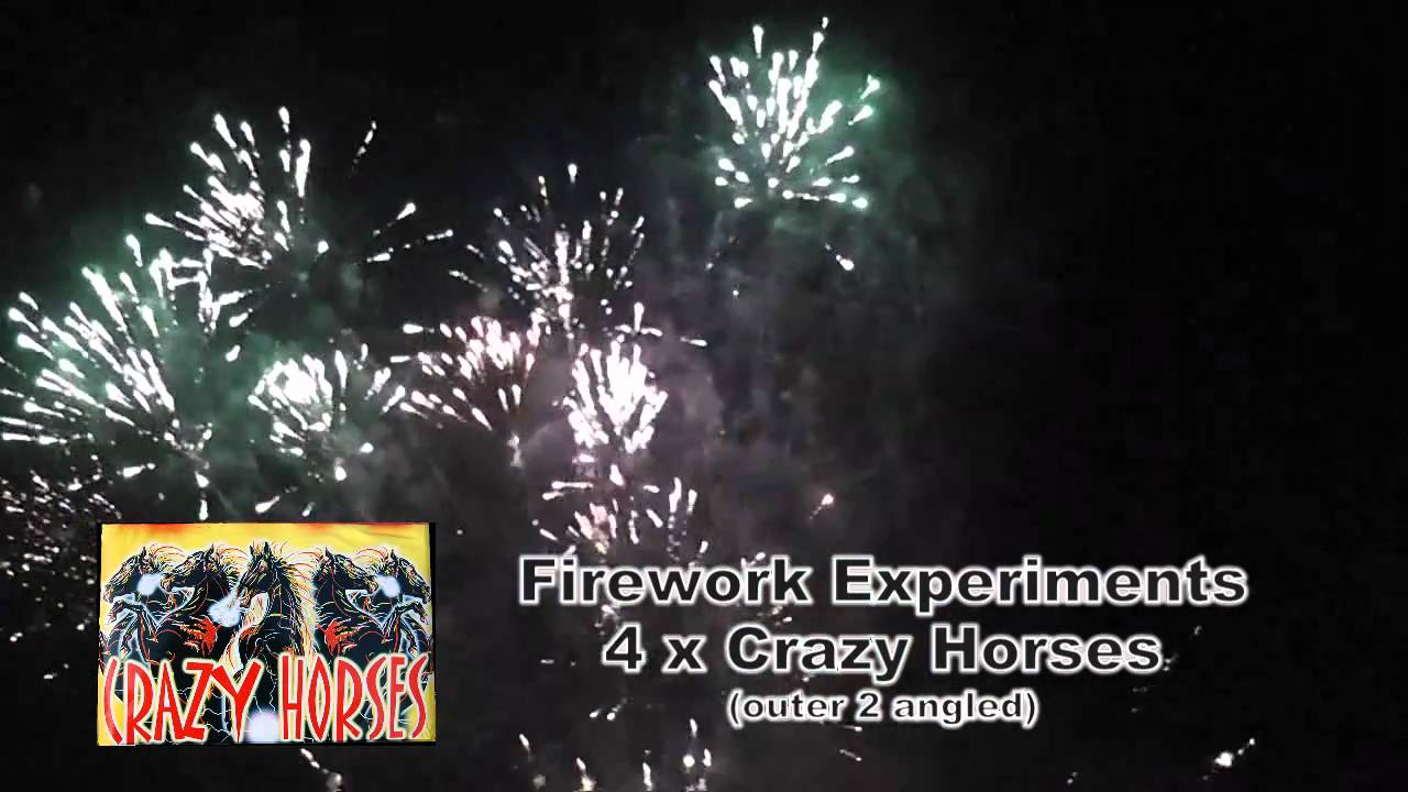 4 x Crazy Horses by Fireworks International. Galactic Fireworks