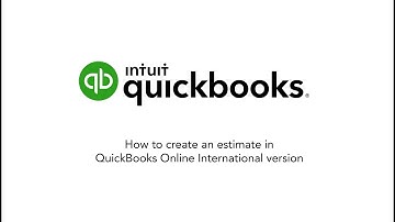 QuickBooks Tutorial: How to create an estimate