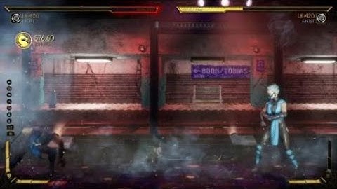 MK11 Frost anti-breakaway FB corner combo 57% (Microburst/Bomb)