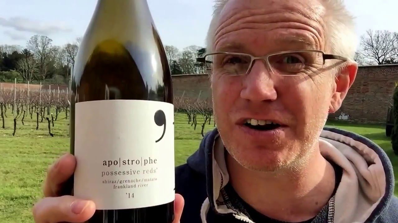 "Apostrophe Posessive Red" from Larry Cherubino by @kevinthewineman of Wineman.co.uk