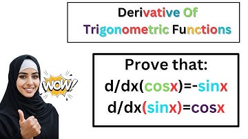 DAE Applied Math 212|Derivative of Sine and Cosine Functions|Easiest Maths