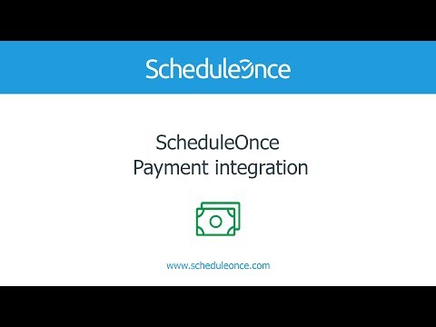 ScheduleOnce Payment integration