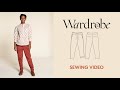 How to sew pants sewing tutorial  wardrobe by me