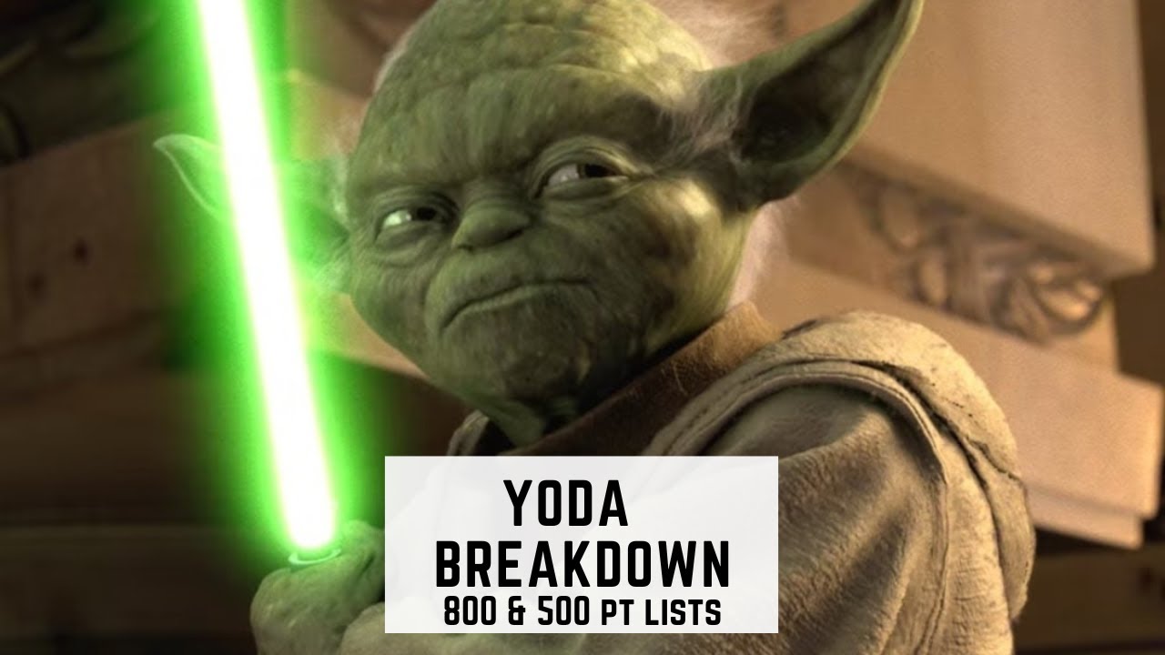 Star Wars: Legion: Yoda Unit Breakdown - Youtube