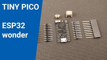 Tiny Pico ESP32 wonder !