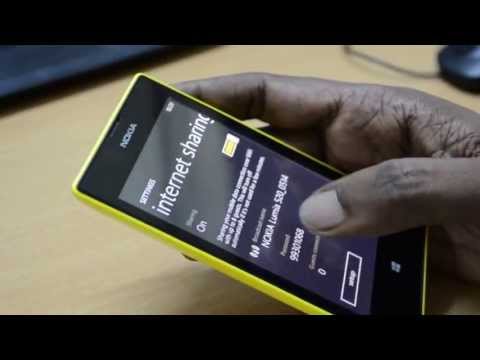 Share 2G, 3G internet on Nokia Lumia 520 using WiFi Hotspot