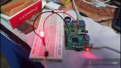 GPIO controll Raspberry pi-python| LED blink | Raspberry pi -Tamil