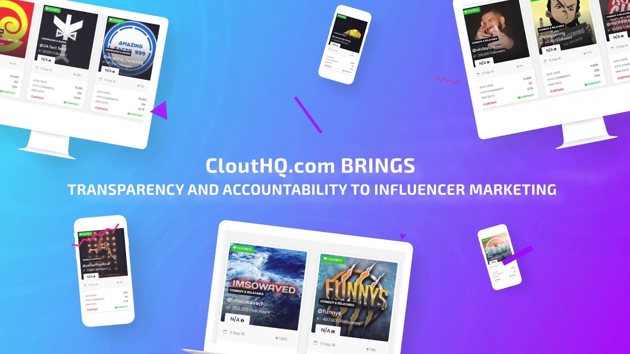 CloutHQ Influencer Marketing Database