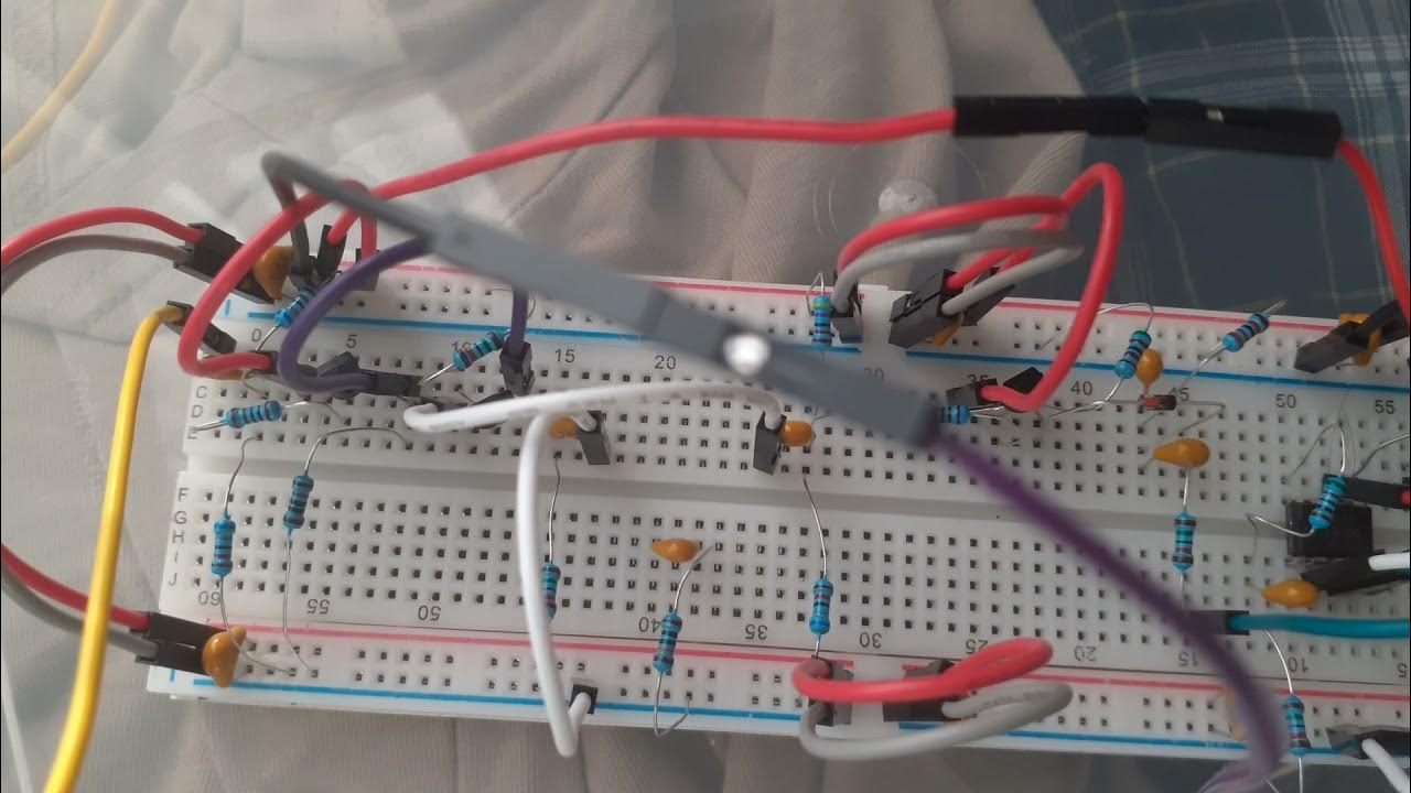Breadboard transistor radio BBC5 YouTube