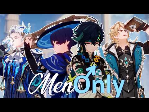Can You Beat Genshin Impact with Only Male Characters??