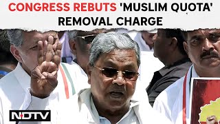 Congress On Muslim Quota Removal Charge | Siddaramaiah's Challenge To PM Modi