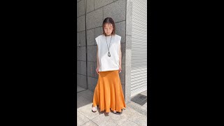 【URBAN RESEARCH】ノースリーブチュニックカットソー