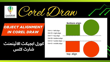 Objects alignment in CorelDRAW shortcuts – Tips & Tricks #coreldraw  #shortcuts