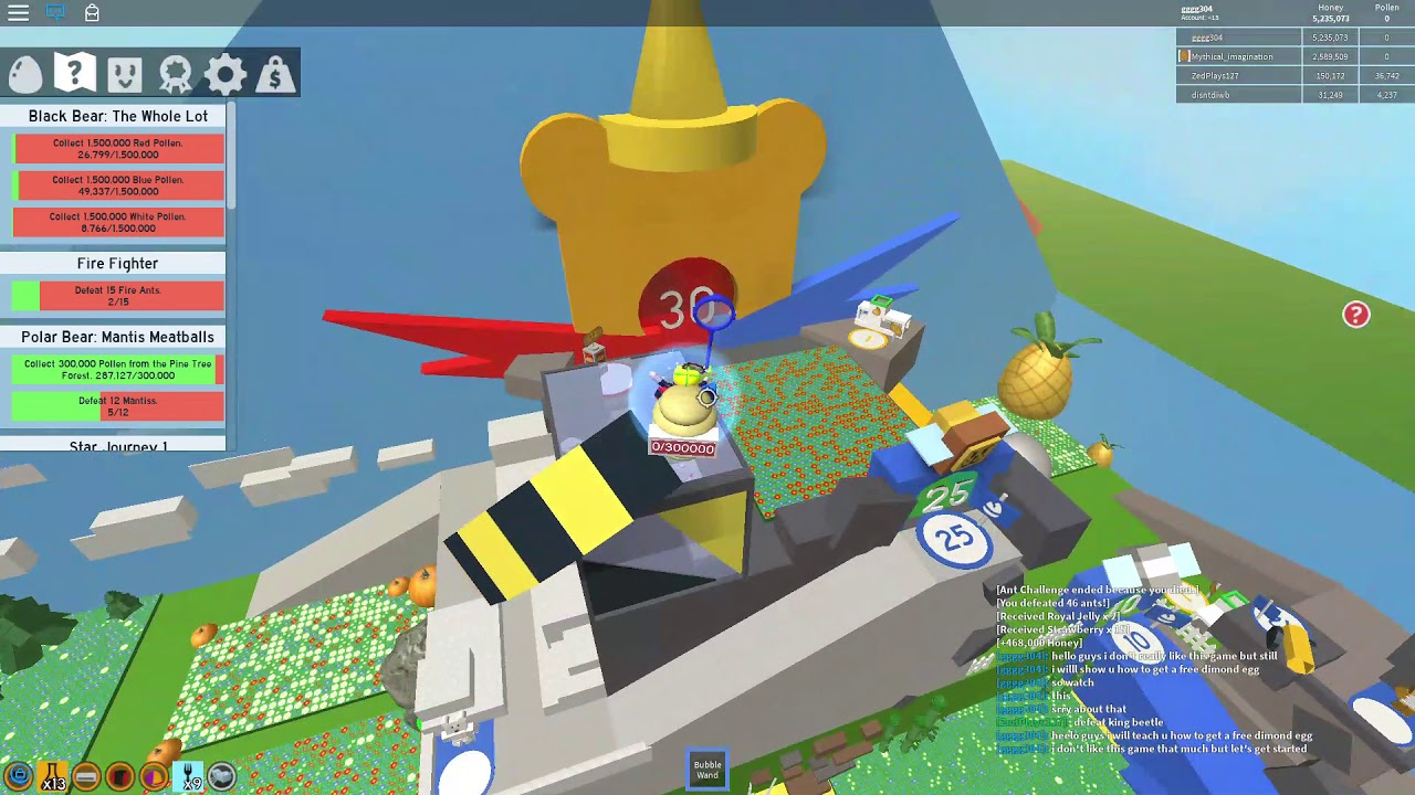 A Free Diamond Egg In Roblox Bee Swarm Simulator Youtube - roblox bee swarm simulator free diamond egg