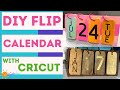 Cricut DIY Flip Calendar | Melody Lane