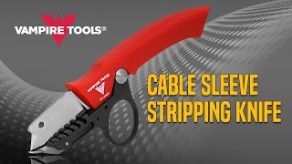 Wire Stripping Tool: Cable Stripping Knife #wirestripper #vampiretools
