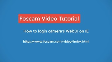 How to login camera