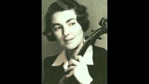 Lillian Fuchs plays the Prelude from Bach's 3rd Ce...