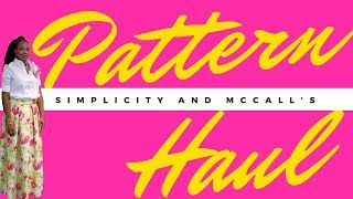 Fall Pattern Haul | Joann’s Simplicity and McCall’s Sale