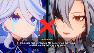 Aparece Arlecchino por primera vez y Furina se caga del miedo ? Genshin impact