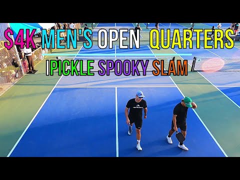🔥$4K Men’s Open Quarterfinals | Dawson(6.0) & Palm(6.0) vs McAuley(5.6) &  Loock(5.4) 👻iPickle