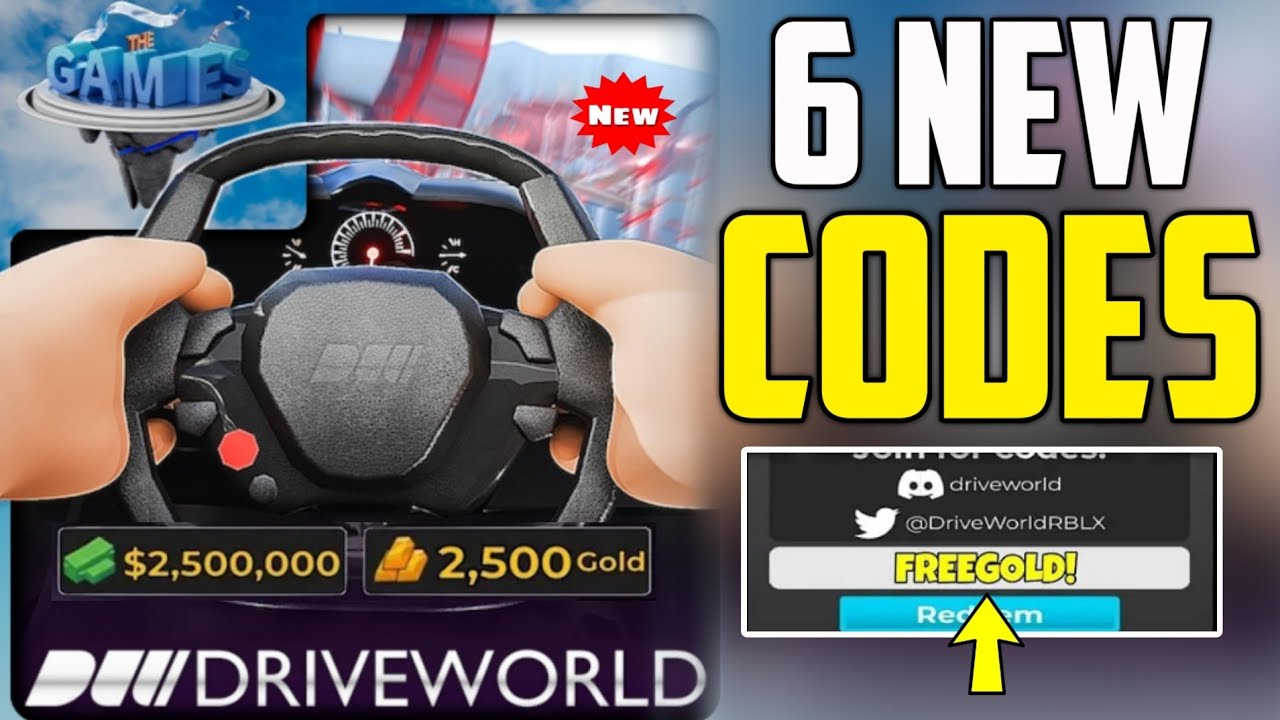Hurry Up⚡NEW WORKING - DRIVE WORLD CODES 2024 - DRIVE WORLD CODES 2024 ...