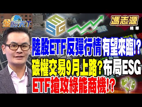 【精華】對沖基金連續曾持中國股票！陸股ETF反彈行情有望來臨！？ 碳權交易9月上路？布局ESG ETF搶攻綠能商機！？ #馮志源 @tvbsmoney 20240527