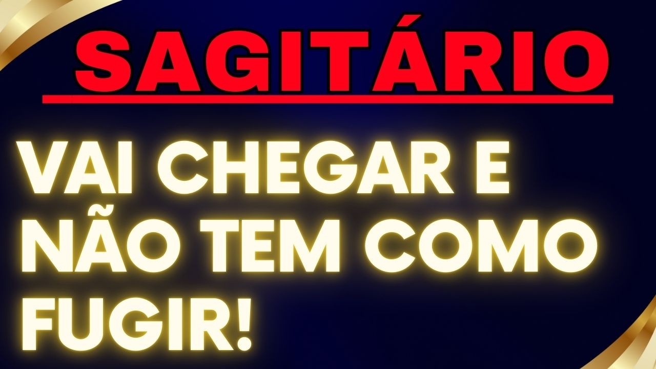💎 SAGITÁRIO💫O Destino Está Se Aproximando (Não Tem Como Fugir)