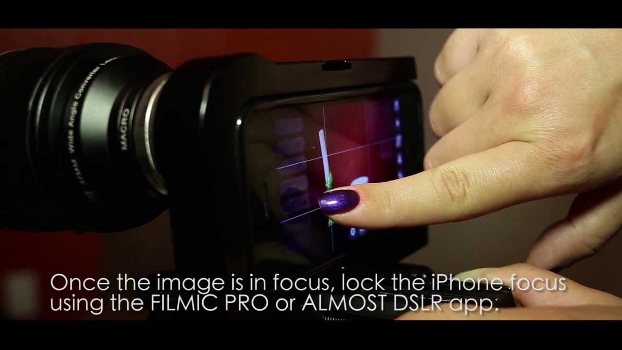 The EnCinema SLR Lens Adapter w/ mCAM for iPhone and iPod Touch