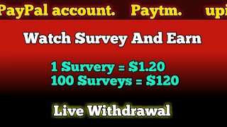 ?Best earning website 2021 | PayPal earning app minimum redeem $1?| PayPal earning apps .