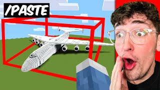 I Secretly Cheated Using \/\/paste in a Minecraft Build Battle