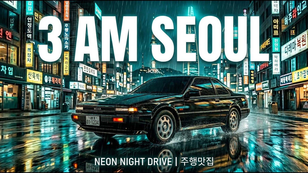 👉 3 AM SEOUL 🚗 | Alone in the Rain | Night Drive 4k - YouTube