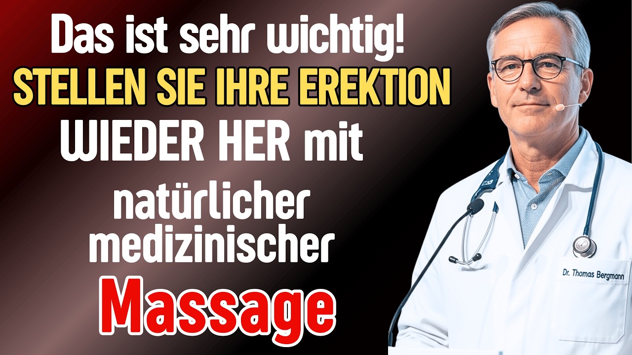 Die Massage-Technik, die Ihre männliche Vitalität nach 60 wiederherstellt!