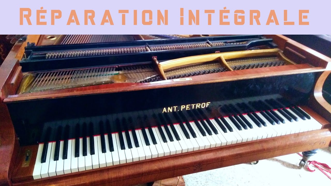 Réparation D'un  ¼ De Queue ANT. PETROF De 1884 Avec Mécanique Viennoise