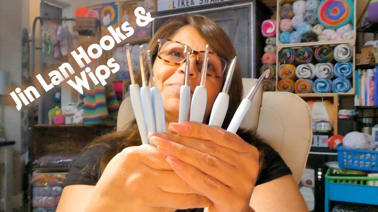 Крючки для вязания JIN LAN нежно-голубого цвета — это настоящая находка! #вязаниекрючком #крючкиJ...