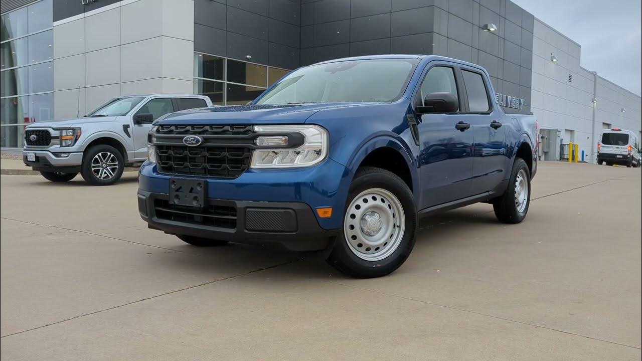 2023 Ford MAVERICK XL HYBRID in ATLAS BLUE at Champaign Ford City YouTube