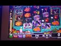 Big Win! Dia de los Muertos slot machine bonus round at Sands casino