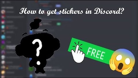 [Discord Tutorial] | 2 methods to get free stickers in Discord! (Not scam.)