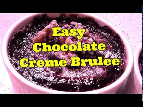 Easy Chocolate Creme Brulee
