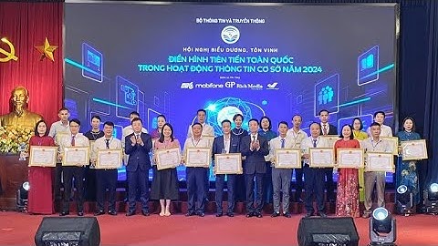 Hội nghị biểu dương, tôn vinh điển hình tiên tiến toàn quốc trong hoạt động thông tin cơ sở năm 2024