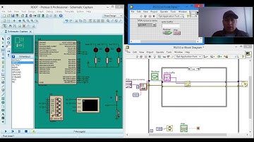 Comunicación RS232 labview - proteus PIC18F4550