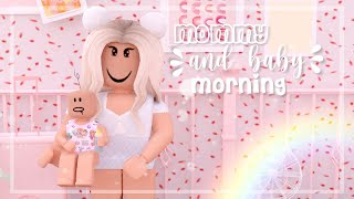 Mommy And Baby Morning Routine! | Bloxburg Roleplay
