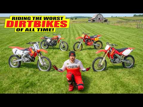 I RODE THE WORST DIRT BIKES OF All TIME!